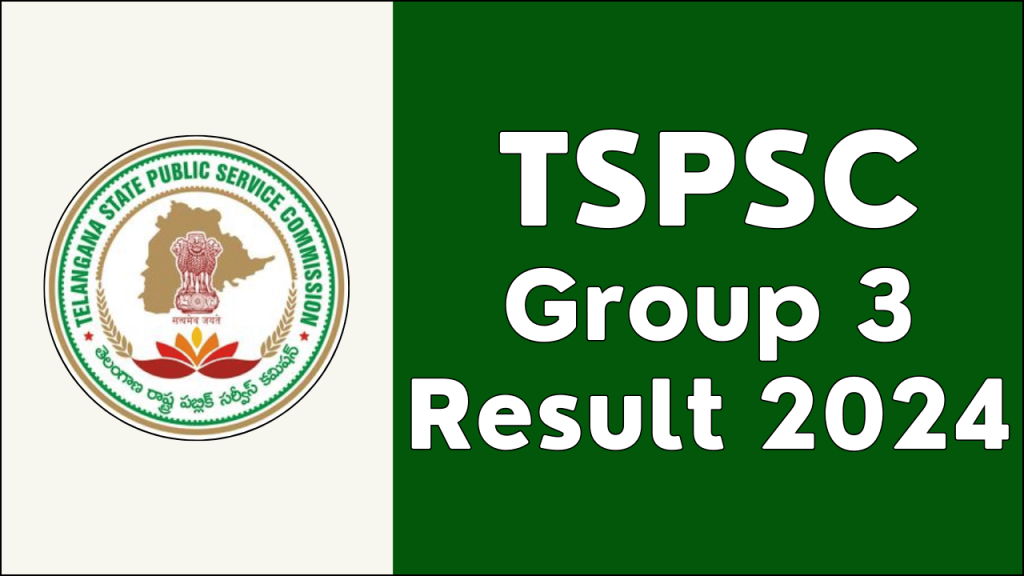 TSPSC Group 3 Result 2024