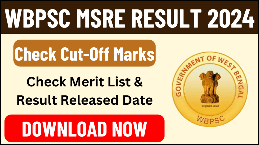 WBPSC Miscellaneous Result 2024